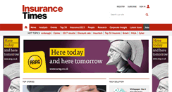 Desktop Screenshot of insurancetimes.co.uk